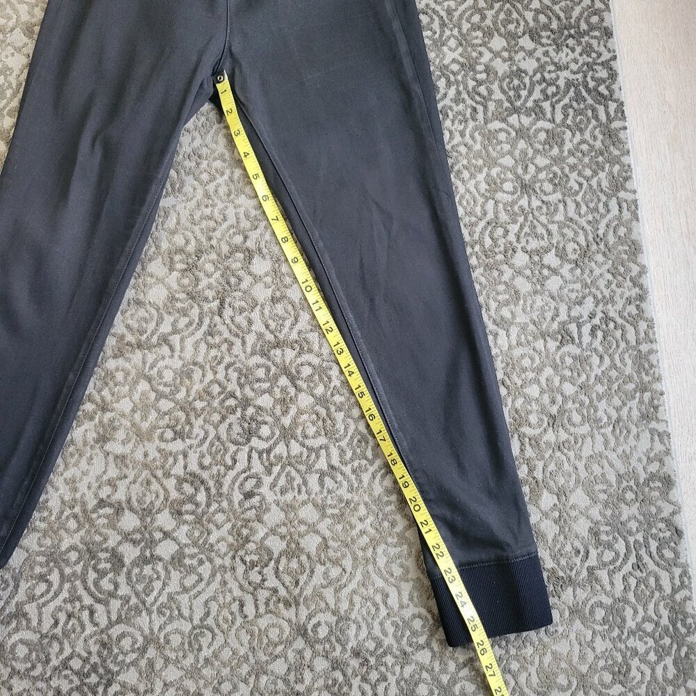 Rag & Bone Jean Pull On High Rise Slim Leg Pants Coated Black Size M - Picture 10 of 12